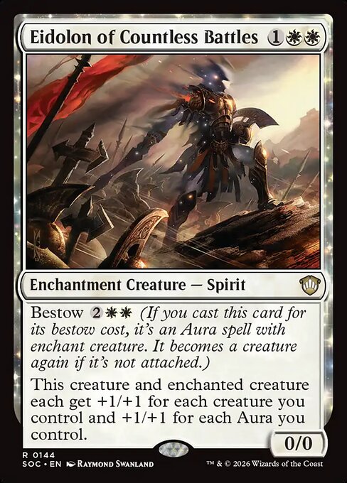 Eidolon of Countless Battles - Secrets of Strixhaven Commander MTG spoiler