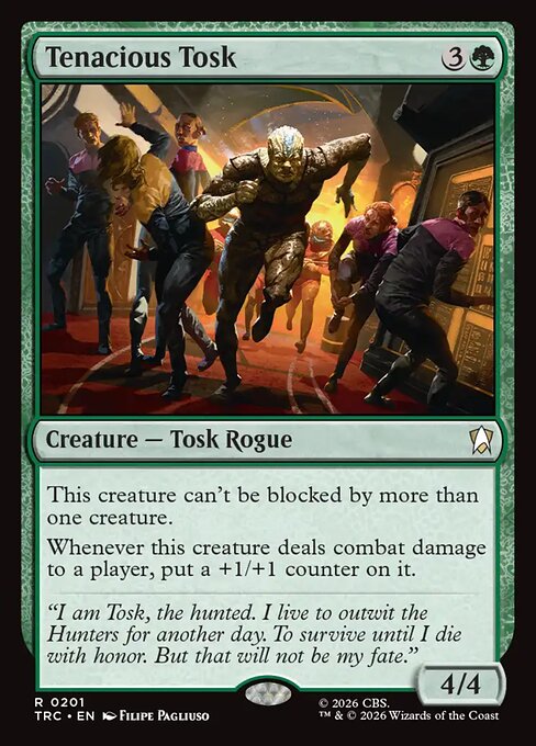 Tenacious Tosk - Star Trek Commander MTG spoiler