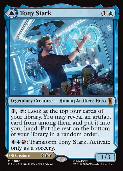 Tony Stark // The Invincible Iron Man - Marvel Super Heroes MTG spoiler