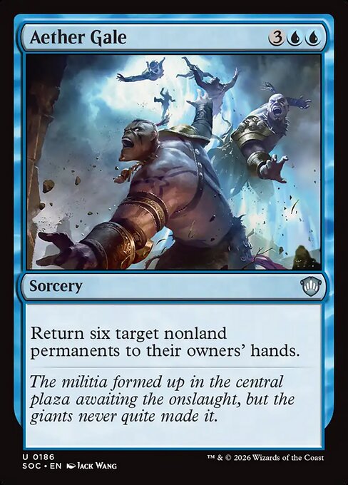 Aether Gale - Secrets of Strixhaven Commander MTG spoiler