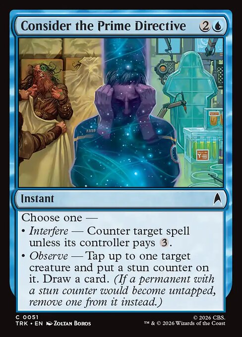 Consider the Prime Directive - Star Trek MTG spoiler
