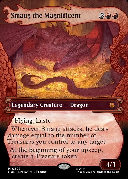 Smaug the Magnificent - The Hobbit MTG spoiler