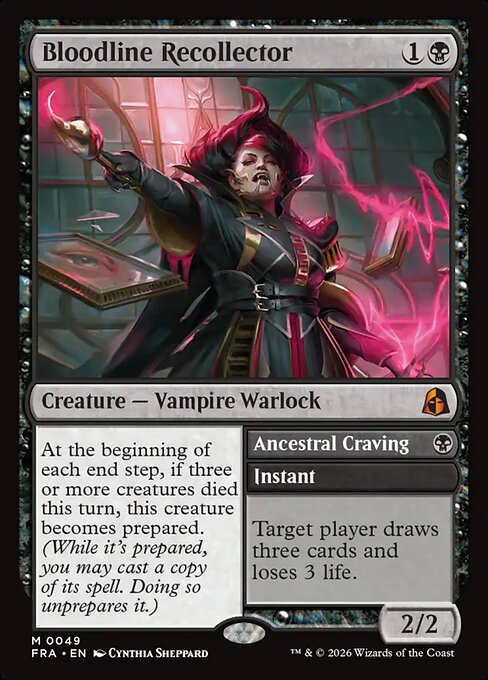 Bloodline Recollector // Ancestral Craving - Reality Fracture MTG spoiler