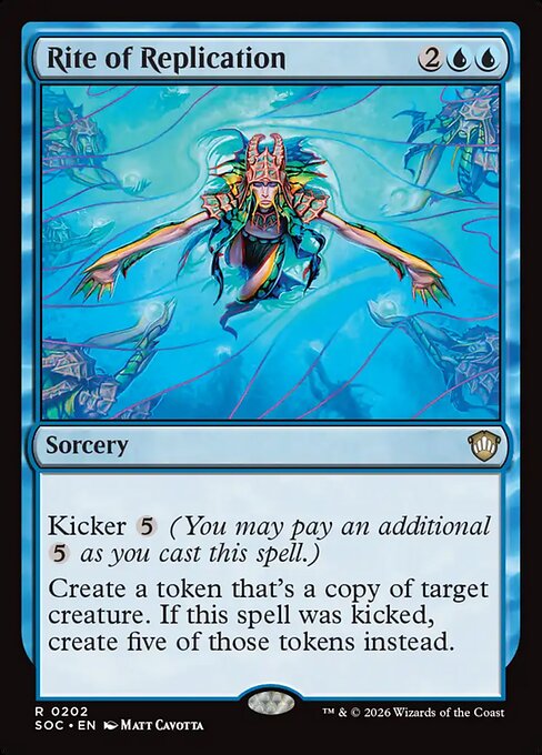 Rite of Replication - Secrets of Strixhaven Commander MTG spoiler