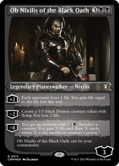 Ob Nixilis of the Black Oath (Foil Etched)