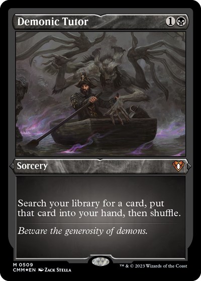 Demonic Tutor (Foil Etched)