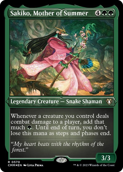 Sakiko, Mother of Summer (Foil Etched)