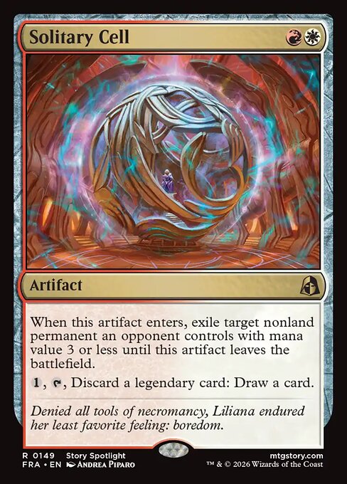 Solitary Cell - Reality Fracture MTG spoiler