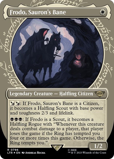 Frodo, Sauron's Bane (Showcase) (Surge Foil)