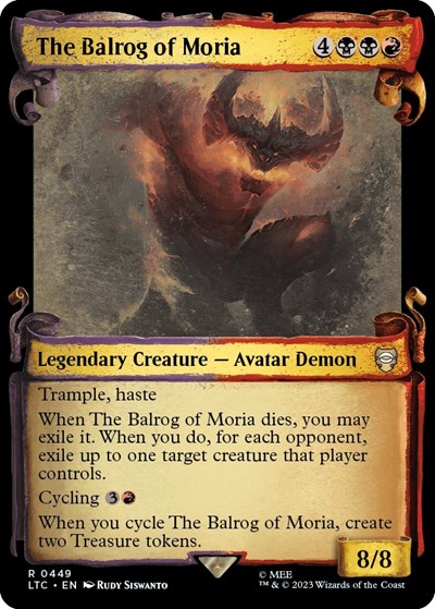 The Balrog of Moria (Showcase Scrolls)