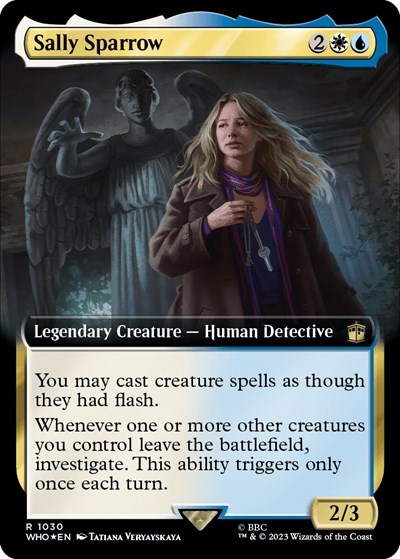 Sally Sparrow (Extended Art) (Surge Foil)