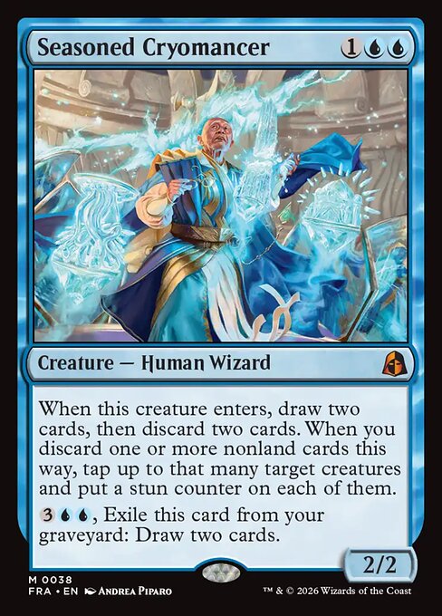 Seasoned Cryomancer - Reality Fracture MTG spoiler