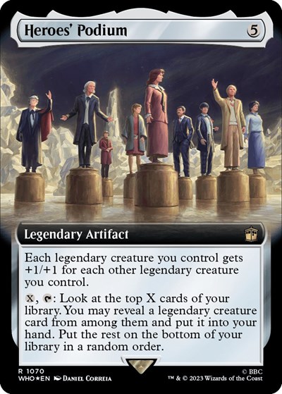 Heroes' Podium (Extended Art) (Surge Foil)