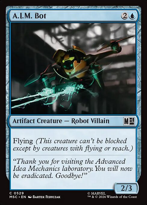 A.I.M. Bot - Marvel Super Heroes Commander MTG spoiler