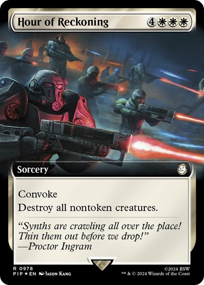 Hour of Reckoning (Extended Art) (Surge Foil)