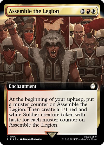 Assemble the Legion (Extended Art) (Surge Foil)