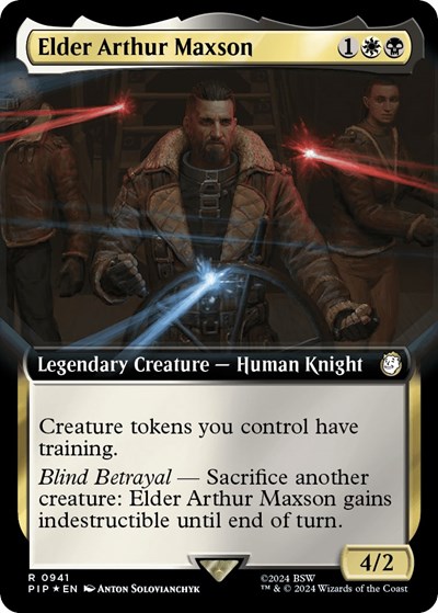 Elder Arthur Maxson (Extended Art) (Surge Foil)