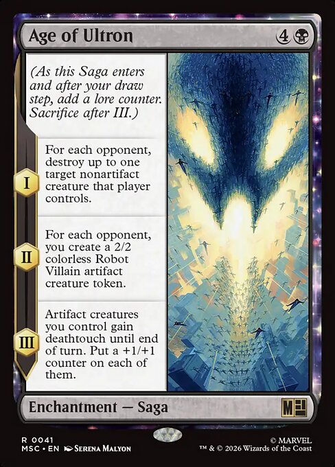 Age of Ultron - Marvel Super Heroes Commander MTG spoiler