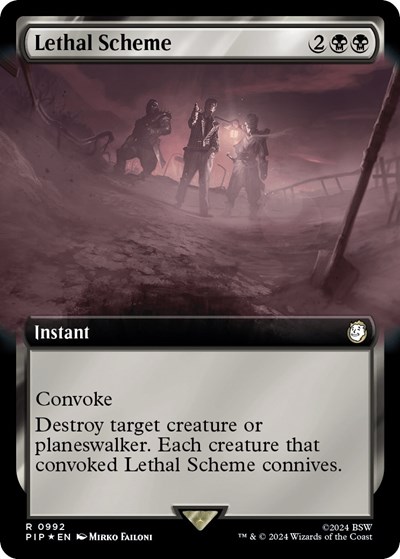 Lethal Scheme (Extended Art) (Surge Foil)