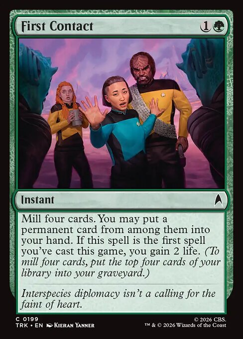 First Contact - Star Trek MTG spoiler