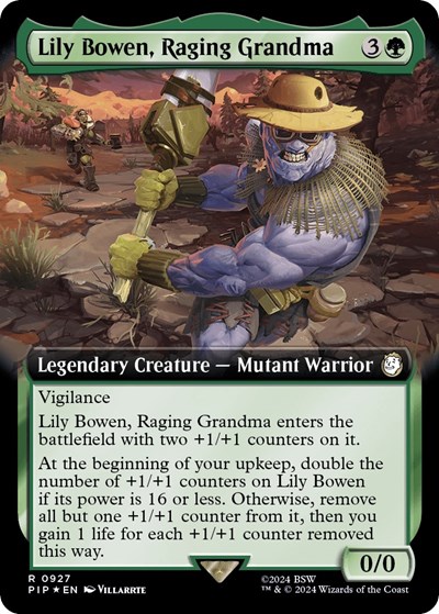 Lily Bowen, Raging Grandma (Extended Art) (Surge Foil)