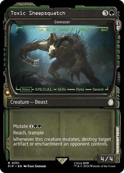 Toxic Sheepsquatch - Gemrazer (Showcase)