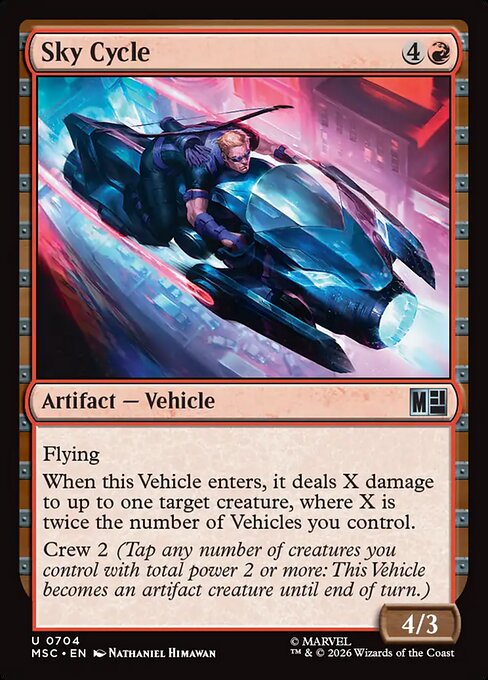 Sky Cycle - Marvel Super Heroes Commander MTG spoiler