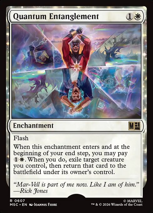 Quantum Entanglement - Marvel Super Heroes Commander MTG spoiler