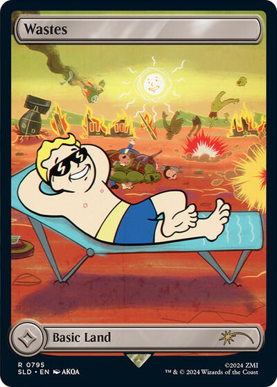 Wastes (795) - Full Art (Rainbow Foil)