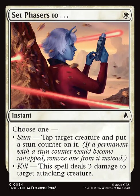 Set Phasers to . . . - Star Trek MTG spoiler