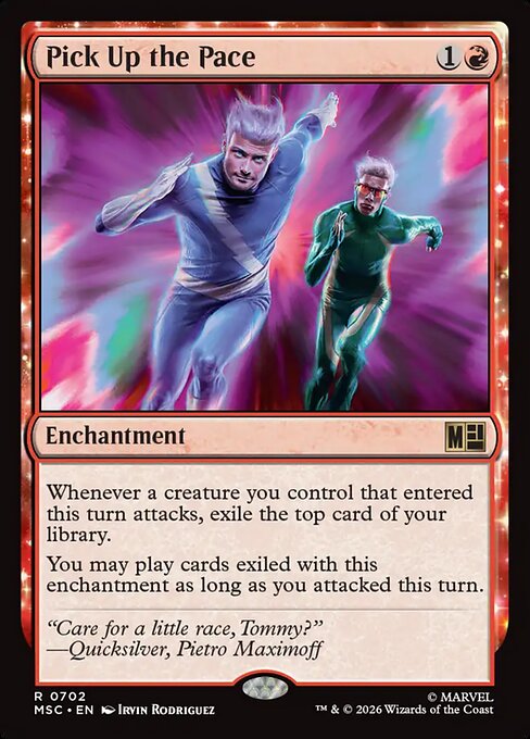 Pick Up the Pace - Marvel Super Heroes Commander MTG spoiler