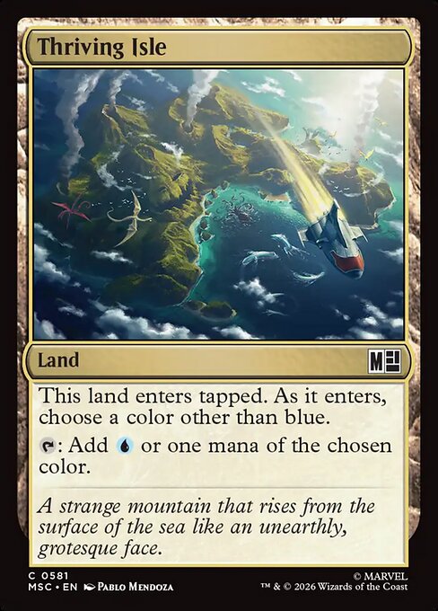 Thriving Isle - Marvel Super Heroes Commander MTG spoiler