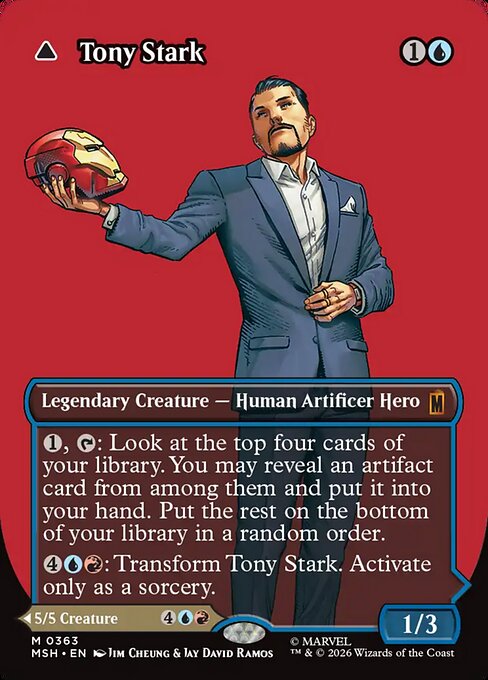 Tony Stark // The Invincible Iron Man - Marvel Super Heroes MTG spoiler