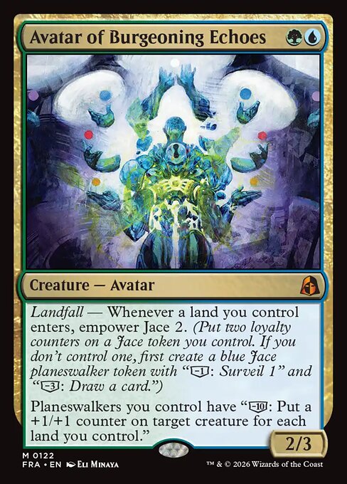Avatar of Burgeoning Echoes - Reality Fracture MTG spoiler