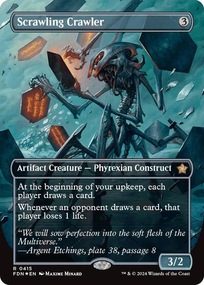 Scrawling Crawler (Borderless) (Mana Foil)