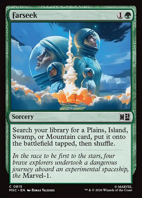 Farseek - Marvel Super Heroes Commander MTG spoiler