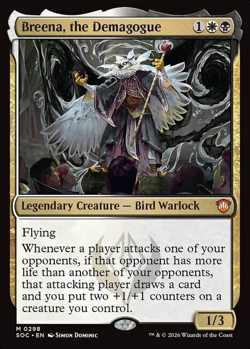 Breena, the Demagogue - Secrets of Strixhaven Commander MTG spoiler