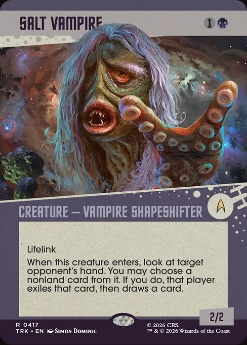 Salt Vampire - Star Trek MTG spoiler
