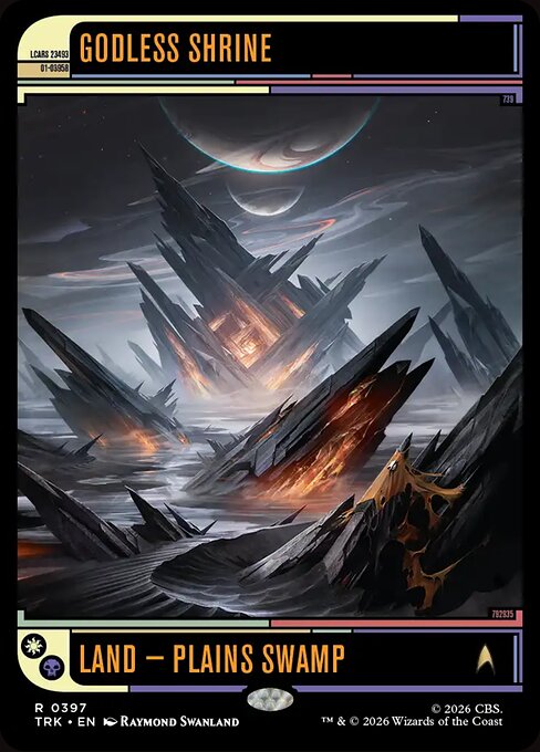Godless Shrine - Star Trek MTG spoiler