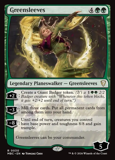Greensleeves - Mystery Booster: Commander Edition MTG spoiler