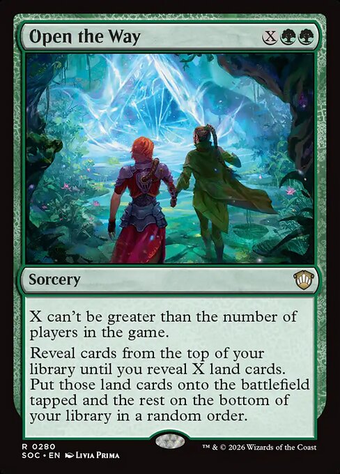 Open the Way - Secrets of Strixhaven Commander MTG spoiler