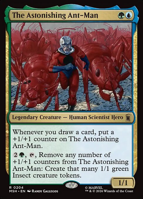 The Astonishing Ant-Man - Marvel Super Heroes MTG spoiler