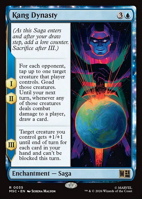 Kang Dynasty - Marvel Super Heroes Commander MTG spoiler