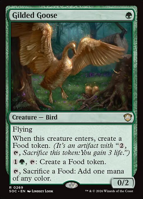 Gilded Goose - Secrets of Strixhaven Commander MTG spoiler