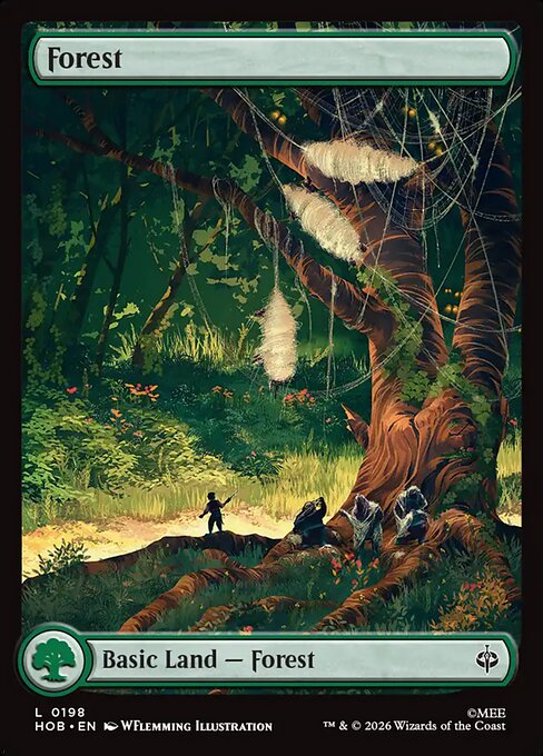Forest - The Hobbit MTG spoiler