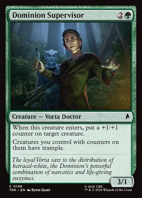 Dominion Supervisor - Star Trek MTG spoiler