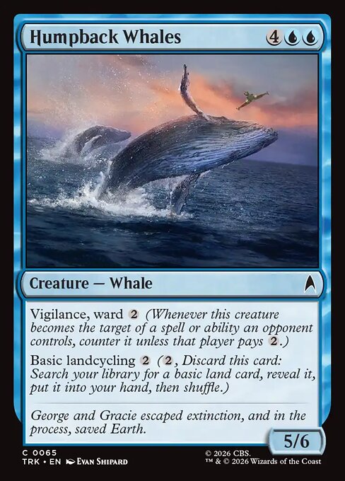 Humpback Whales - Star Trek MTG spoiler