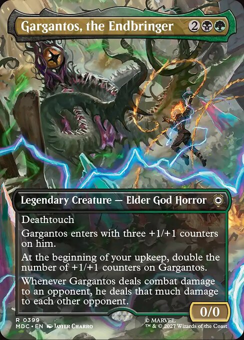 Gargantos, the Endbringer - Darkhold Destiny Commander MTG spoiler