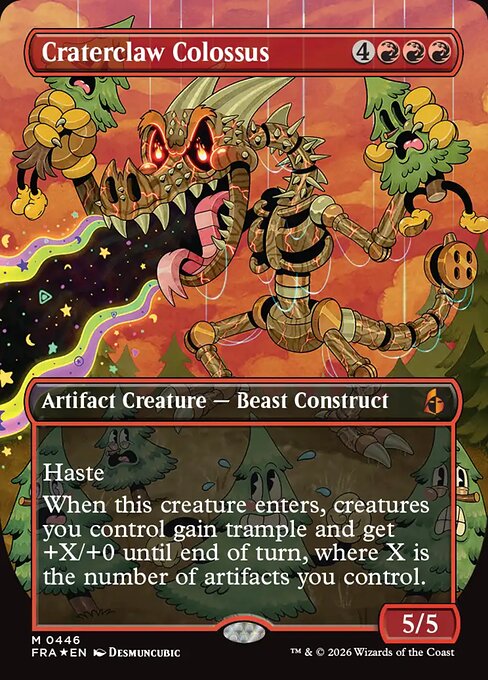 Craterclaw Colossus - Reality Fracture MTG spoiler