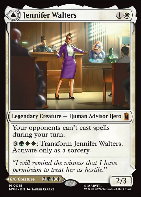 Jennifer Walters // The Sensational She-Hulk - Marvel Super Heroes MTG spoiler